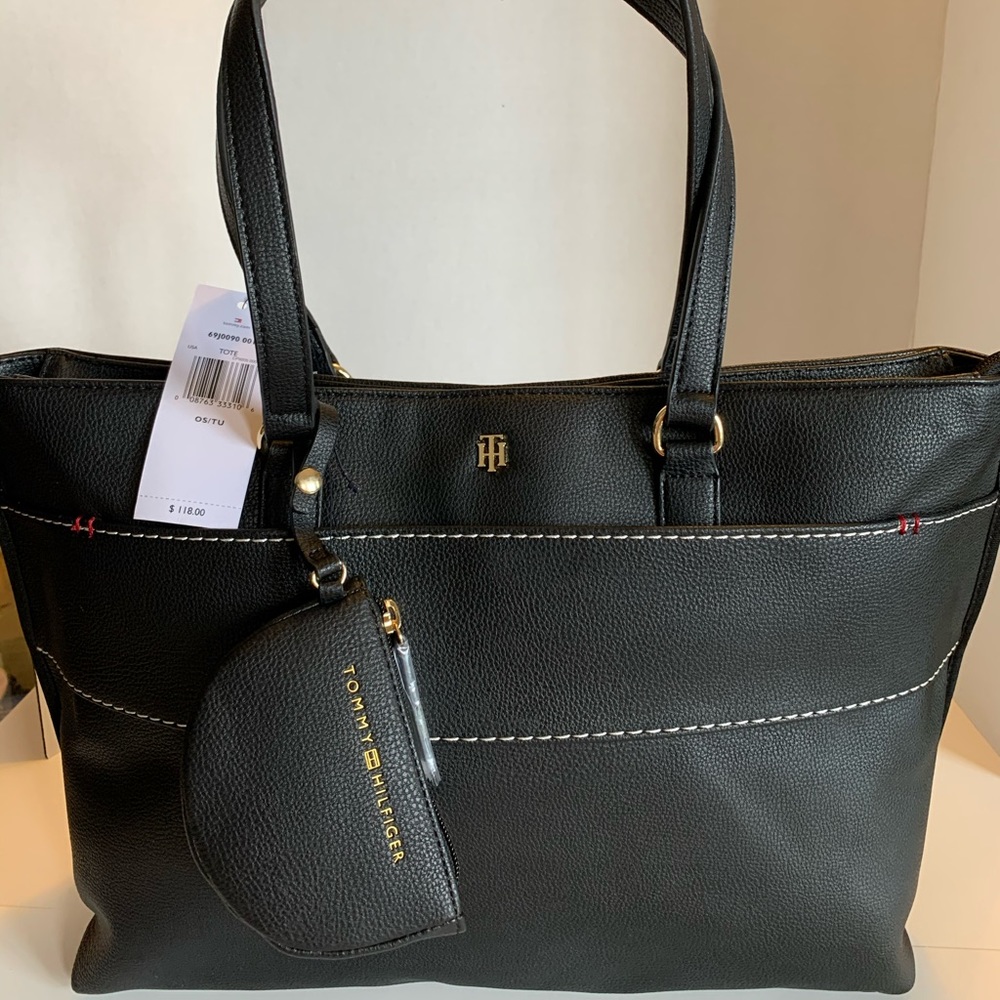 NWT Tommy Hilfiger Black purse